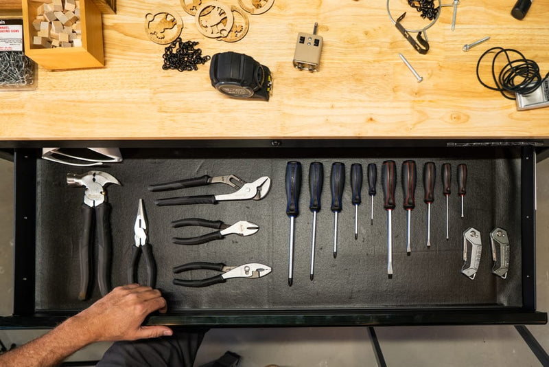 46″ 9-Drawer Mobile Workbench