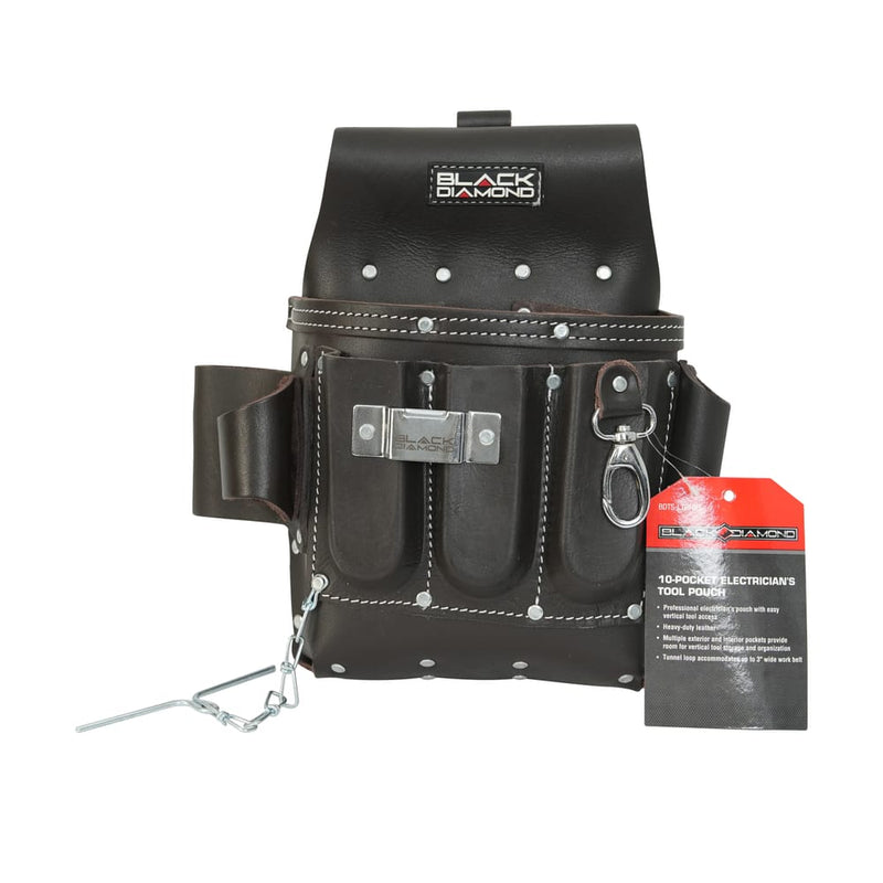 10-Pocket Electrician′s Tool Pouch