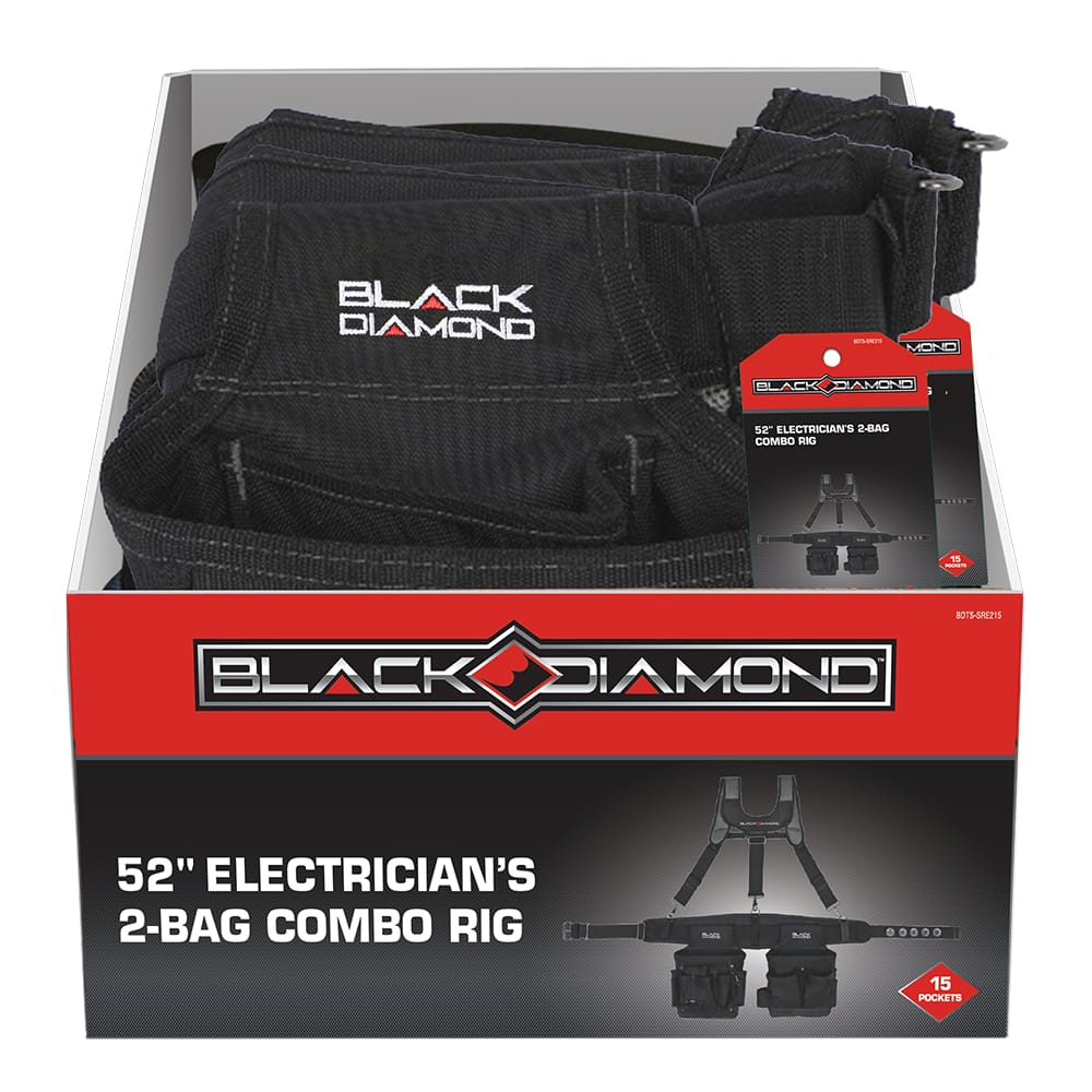 52″ Electrician′s 2-Bag Combo Rig