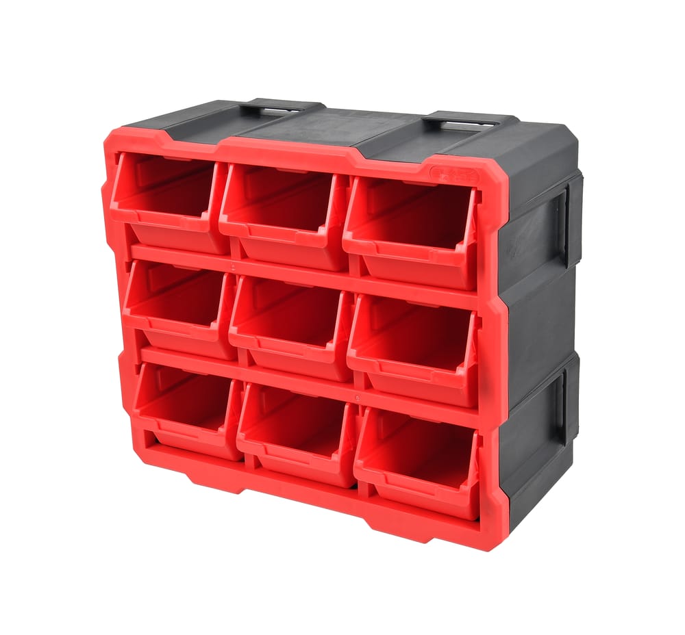 9-Bin Modular Storage Tower