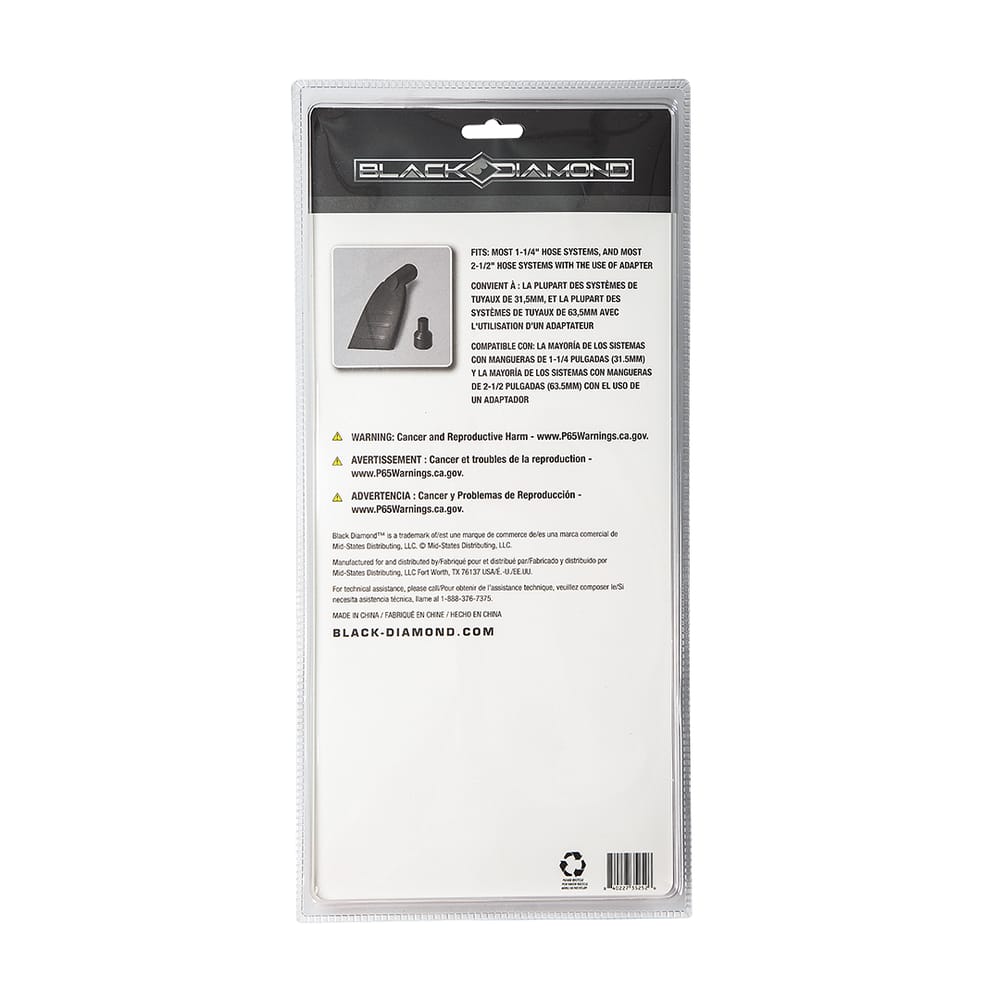 1-1/4″ Car Nozzle with 2-1/2″ Adapter
