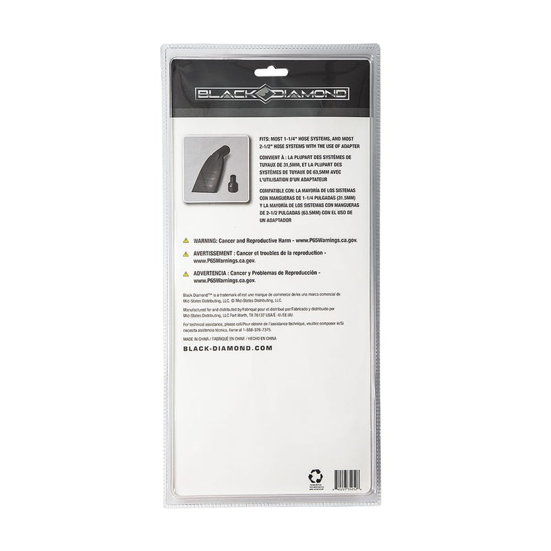 1-1/4″ Car Nozzle with 2-1/2″ Adapter