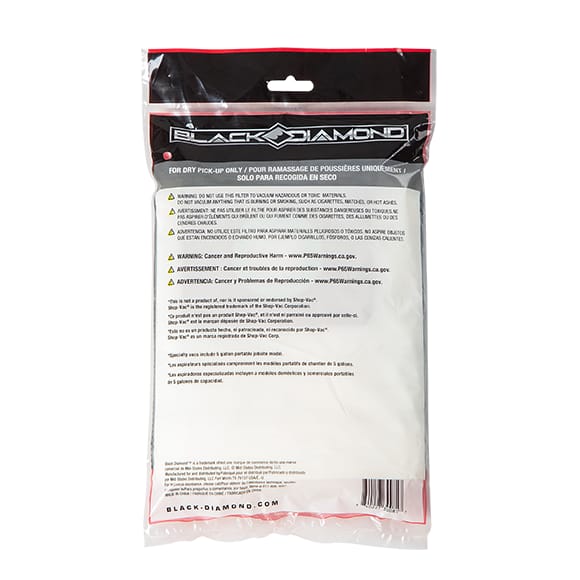 3 Standard Dust Bags - 5 Gallon