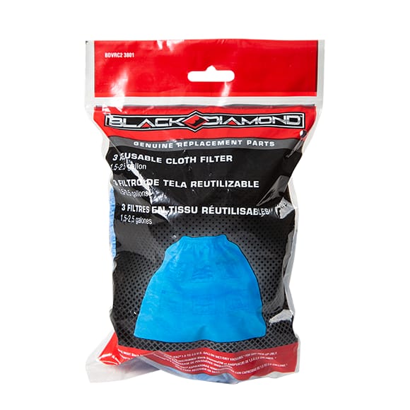 3 Reusable Cloth Filters - 1.5-2.5 Gallon