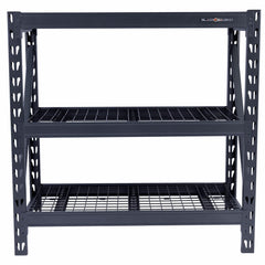 Heavy Duty Steel Shelving Unit with 3 Adjustable Shelves