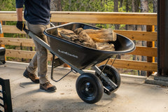 Poly Wheelbarrow - Dual Wheels