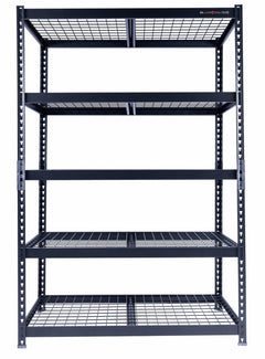 Light Duty Steel Shelving Unit with 5 Adjustable 48″ Shelves