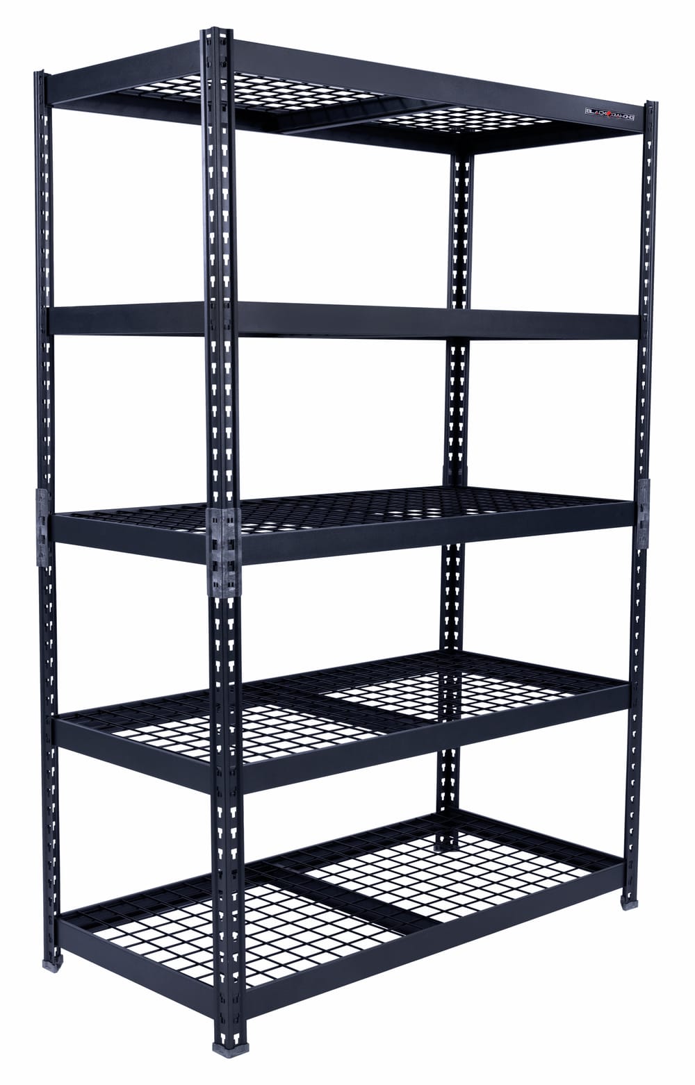 Light Duty Steel Shelving Unit with 5 Adjustable 48″ Shelves