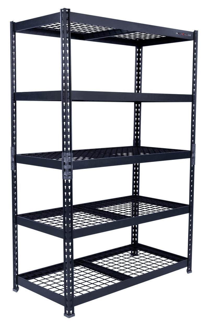 Light Duty Steel Shelving Unit with 5 Adjustable 48″ Shelves