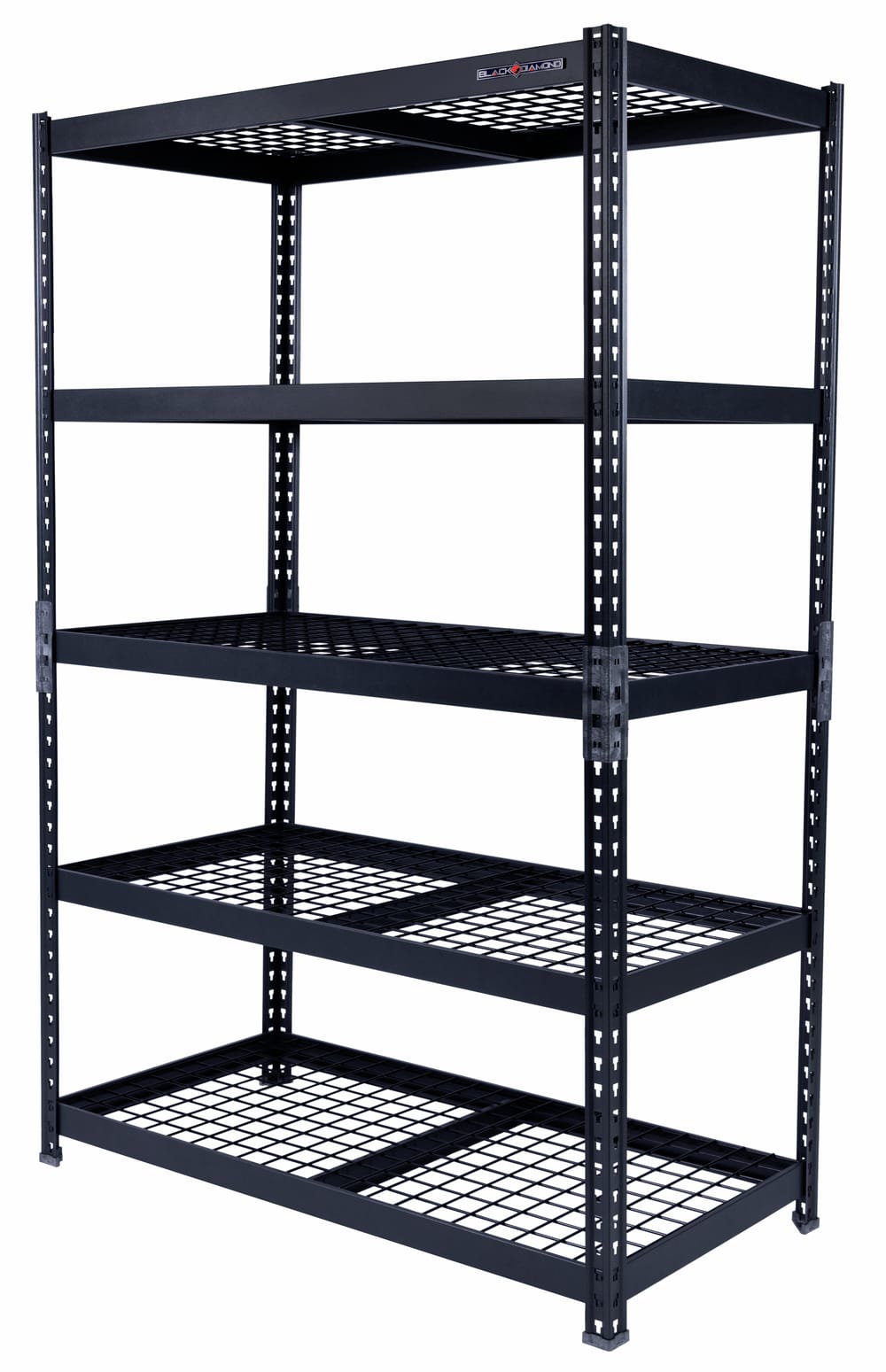 Light Duty Steel Shelving Unit with 5 Adjustable 48″ Shelves