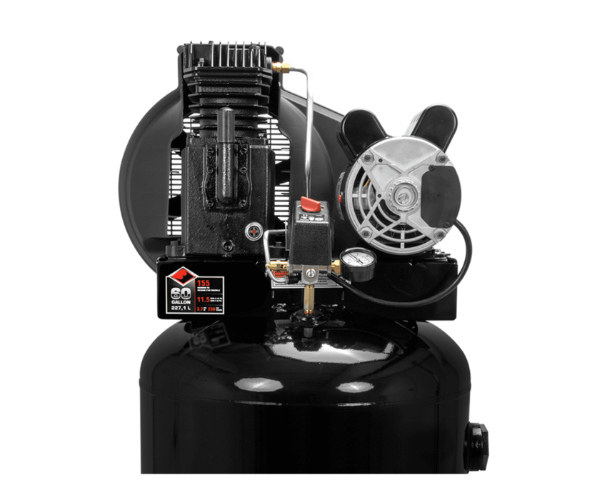 60 Gal Vert CI 155 PSI – Black-Diamond