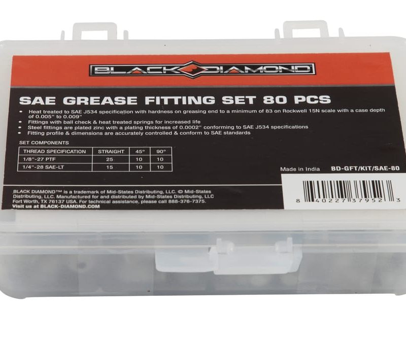 SAE Grease Fitting Set 80 PCS