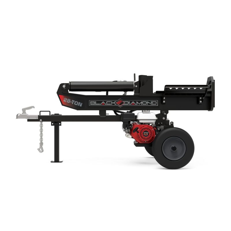 28 Ton Horizontal/Vertical Gas-Powered Log Splitter with Honda 196cc Engine
