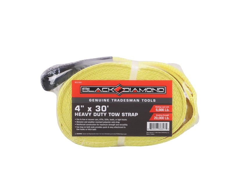 4″ x 30′ Heavy Duty Tow Strap