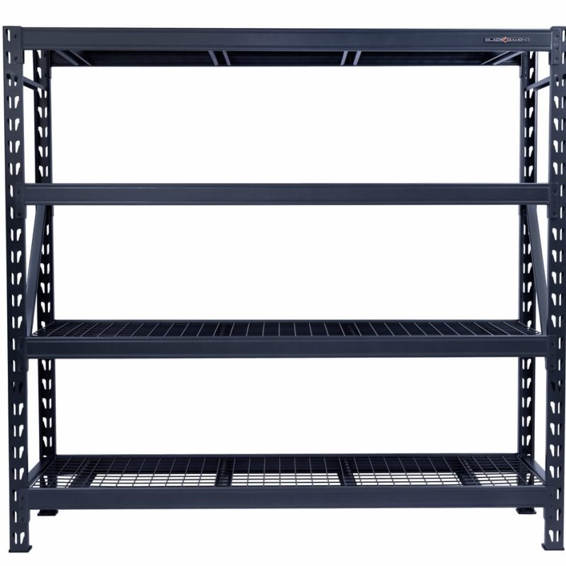 Heavy Duty Steel Shelving Unit with 4 Adjustable Shelves